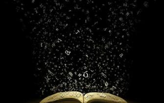Mystic Book Wallpaper Stock Photos