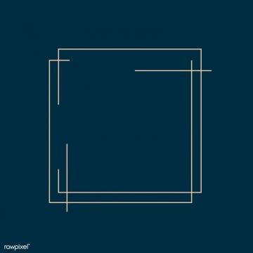 Premium Vector Of Square Badge On Blue Background