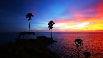 Pink Orange Sunset