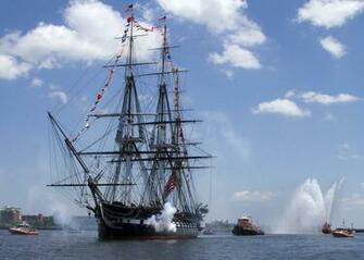 Boston Harbor Uss Constitution Konstityushn Old Ironsides