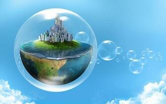 Bubble World X Retina Display Wallpaper