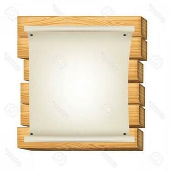 Photopaper Roll Sign On Wooden Board Background Isolated Handandbeak