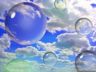 Desktop Wallpaper 3d Background Sky Bubbles