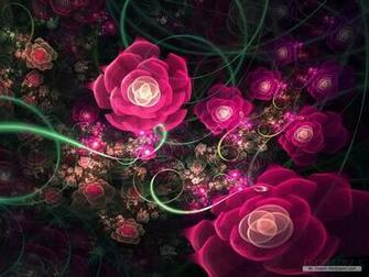 Flower Wallpaper Creative Fractal Art