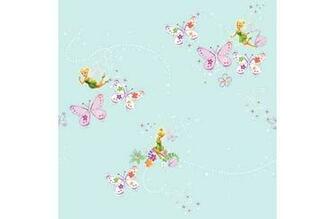 Disney Fairies Wallpaper Sample Multicoloured
