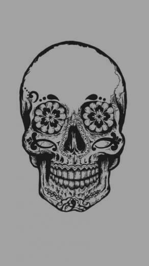 Black Skull Wallpaper