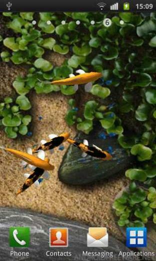 Koi Live Wallpaper Colorful Fish And Interactive Water Watch