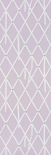 Momo S Modern Lattice Trellis With Ribbons Wallpaper Ele