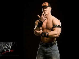 John Cena With Wwe Logo HD Wallpaper
