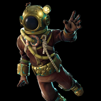 Epic Deep Sea Destroyer Outfit Fortnite Cosmetic Cost V