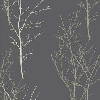 Birch Wallpaper In Steel From John Lewis Best Feature