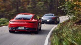 Mercedes Amg Gt And Porsche Carrera S 5k Wallpaper