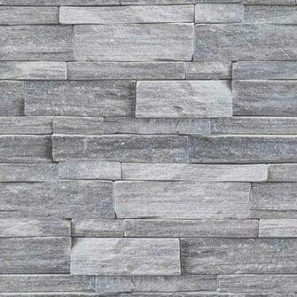 Graham Brown Strata Stone Wall Grey Removable Wallpaper