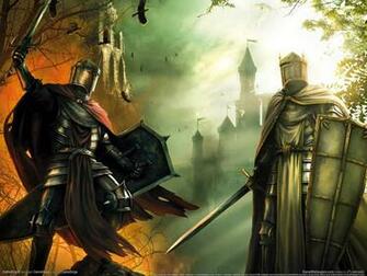 Battle Knight Wallpaper Stock Photos