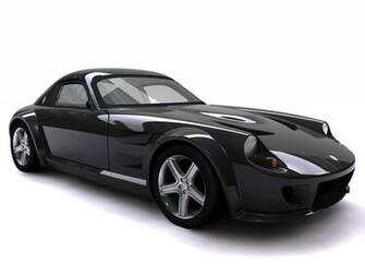 Black Sports Car Cool Wallpaper