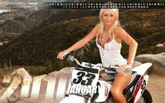 January Pin Up Girl Calendars Of Motorcycle