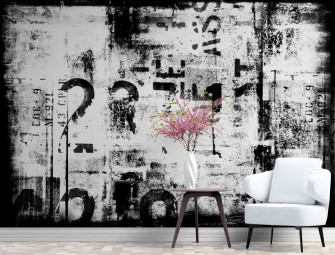 Black And White Graffiti Wallpaper