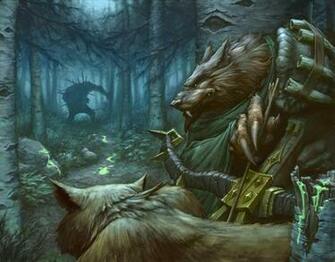 Worgen Hunter By Peetcooper