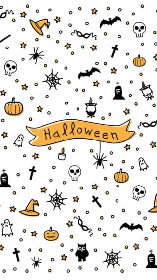iPhone Cute Halloween Background Wallpaper