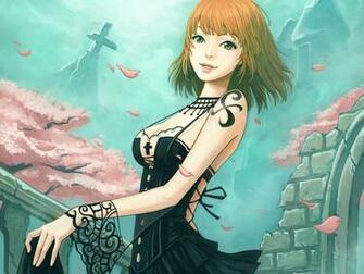 One Piece Sexy Hot Nami Bikini Ice Cream Cleavage Anime Girl HD