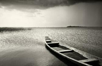 Black And White Beach Wallpaper Wall Mural