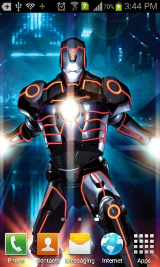 Android Games Apps Iron Man Live Wallpaper V1