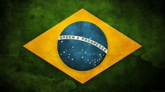 Brazil Flag By Think0