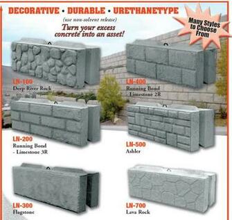 Decorative Concrete Block Wall Leonard Marr Inc Forms
