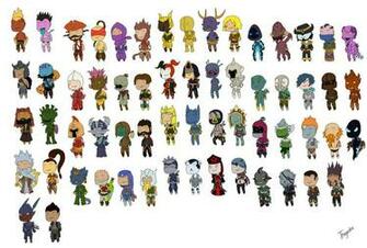 League Of Legends Chibi Boys By Tragediairk