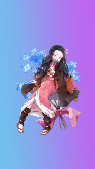 Nezuko Kamado Phone Wallpaper By Ffpl