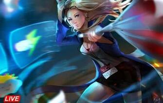 Janna Forecast Lol League Of Legends Girl Blonde Journalist