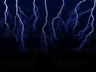 Lightning Bolts Vector Fox Graphics