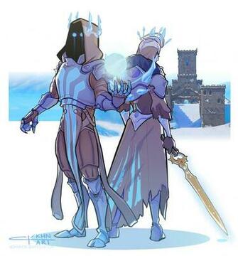 Ice King And Queen Fortnite Concept Art By Claudia Tomasi