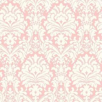 Gir36069 Ginger Pink Brocade Damask Wallpaper Boulevard