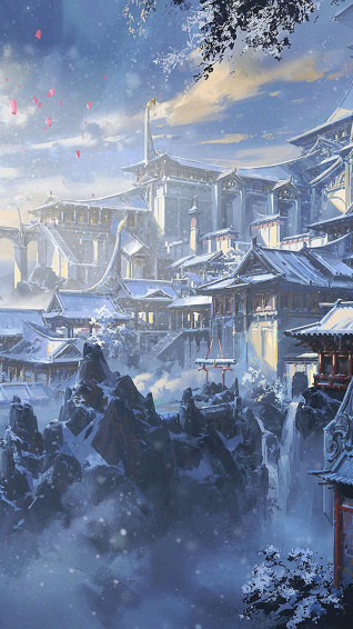 Japanese Castle Fantasy Art 4k Wallpaper
