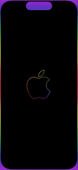 iPhone Pro Neon Border Wallpaper Yup You Are Welcome R