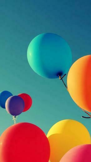 Holiday Balloon iPhone 5s Wallpaper iPad