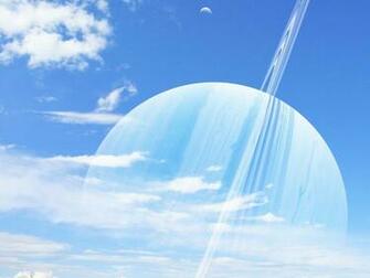Space Blue Light Wallpaper