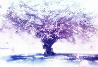 Purple Tree Wallpaper