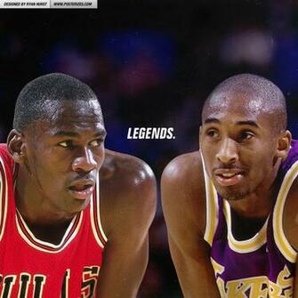 Kobe Bryant Michael Jordan Legends Wallpaper Posterizes