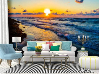 Amazon Self Adhesive Wallpaper Roll Paper Sunrise Over The