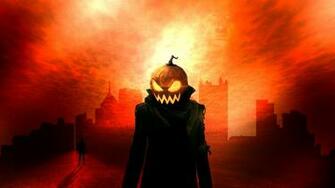 Halloween Helloween Pumpkins Evil Wallpaper