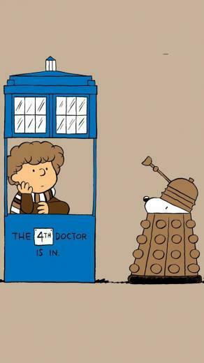 Doctor Who iPhone Wallpaper Four D A Thunk