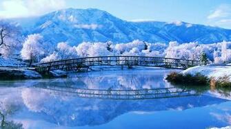 Blue Winter Wallpaper Apple Perfect Scenery Mac Background Nature