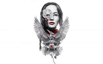 Drawing Of Katniss Everdeen As A Mockingjay Wallpaper Id