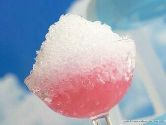 Strawberry Flavored Ice Close Up Wallcoo Net