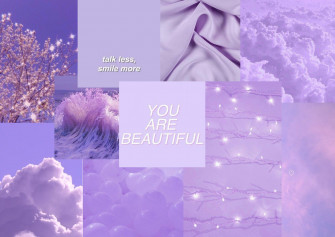 Cute Aesthetic Wallpaper For Laptop Purple