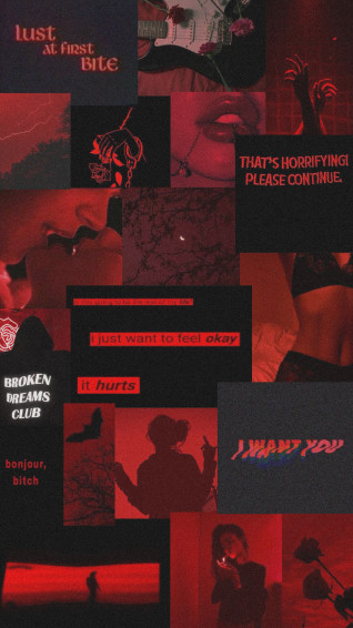 Grunge Black And Red Aesthetic Wallpaper X Jpeg