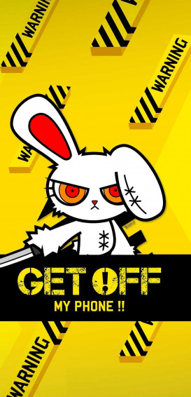 Get Off My Phone Wallpaper