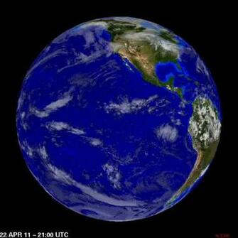 Global Montage Of Geostationary Satellite Image Click To Play